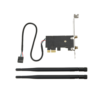 Κάρτα προσαρμογέα M.2 NGFF σε PCIE WIFI6 κατάλληλη για κάρτα ασύρματου δικτύου AX210 AX200 για επιτραπέζιους υπολογιστές διπλής ζώνης