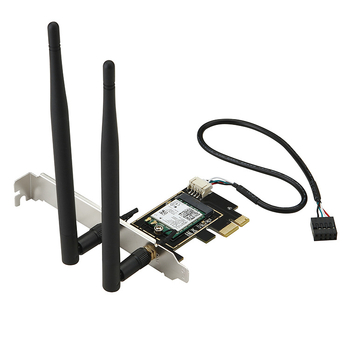 Κάρτα προσαρμογέα M.2 NGFF σε PCIE WIFI6 κατάλληλη για κάρτα ασύρματου δικτύου AX210 AX200 για επιτραπέζιους υπολογιστές διπλής ζώνης