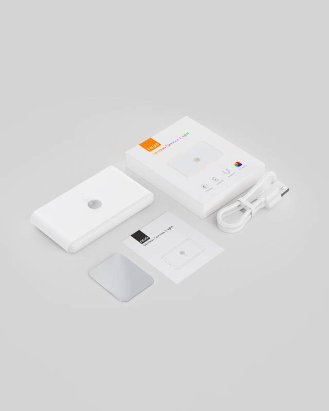 Új RGB indukciós lámpa emberi test indukciós lámpa intelligens töltés infravörös színes mágneses LED éjszakai fény lábfény