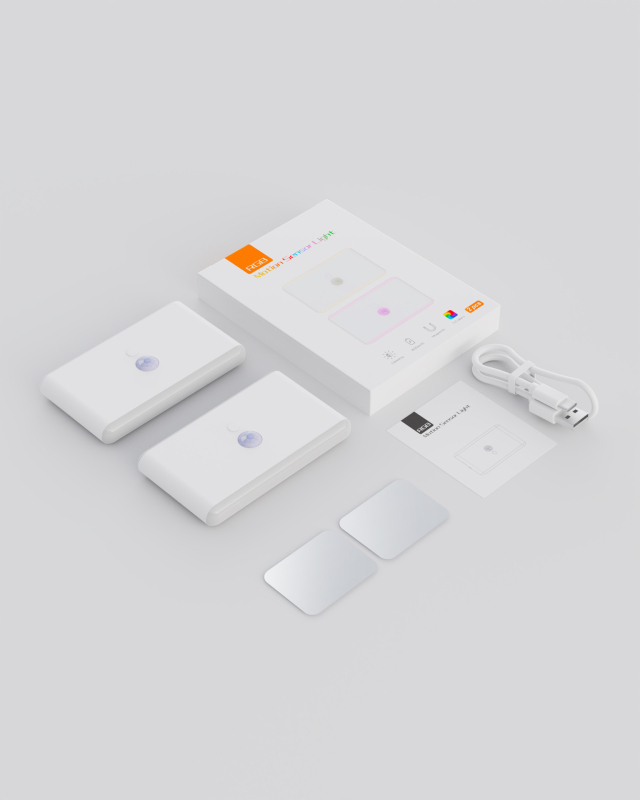 Új RGB indukciós lámpa emberi test indukciós lámpa intelligens töltés infravörös színes mágneses LED éjszakai fény lábfény