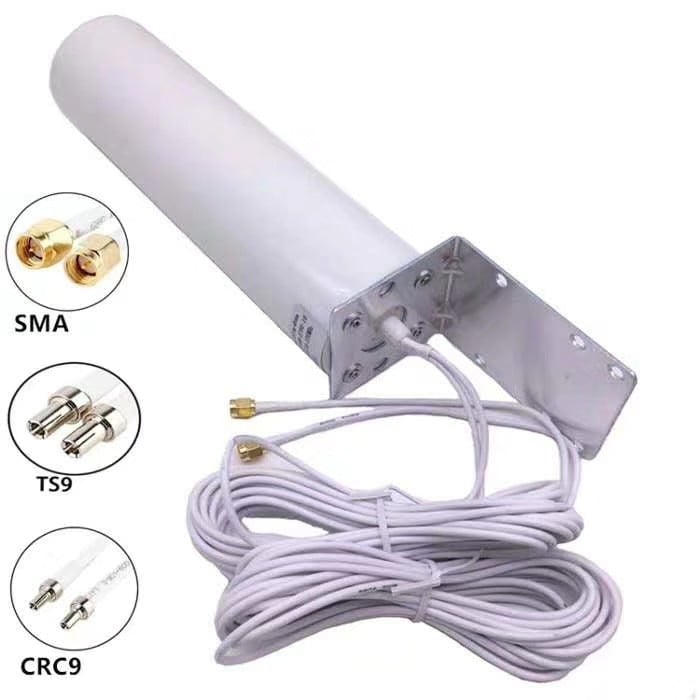 3G 4G външна антена за цев за оръжие, двойна SMA/TS9/CRC9 рутер, външна антена 5 м 10 м