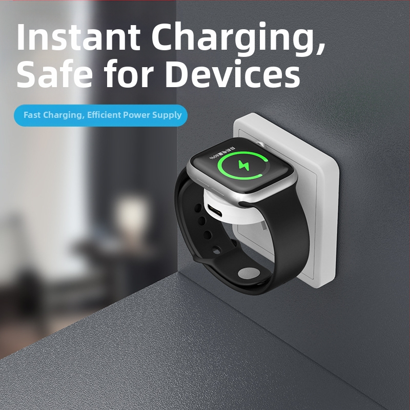 Подходящо за Apple Watch iwatch45678 поколение магнитно безжично зарядно TYPC Watch Wireless Charger X53