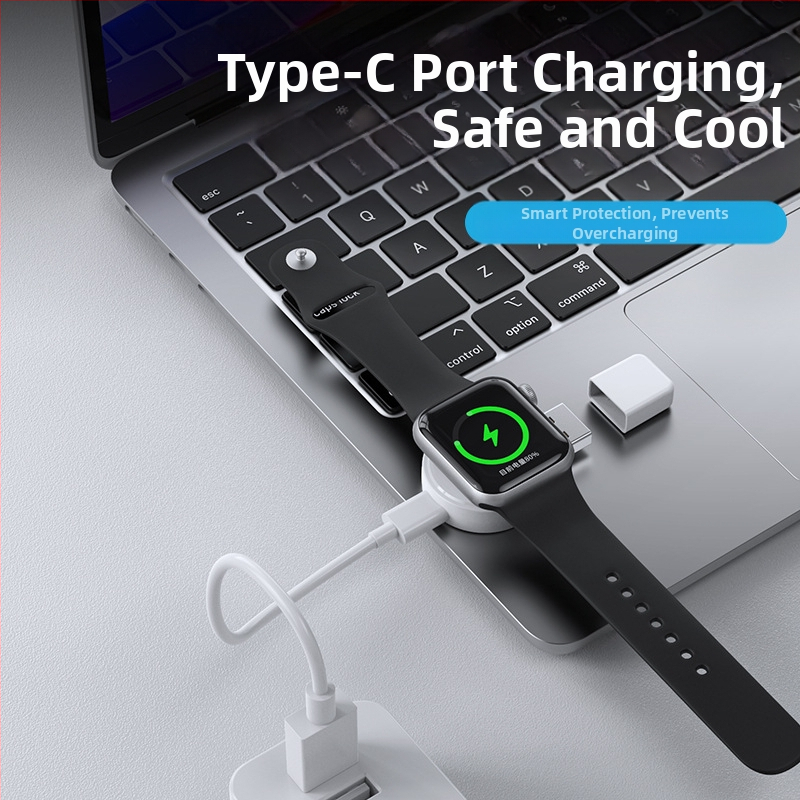 Подходящо за Apple Watch iwatch45678 поколение магнитно безжично зарядно TYPC Watch Wireless Charger X53