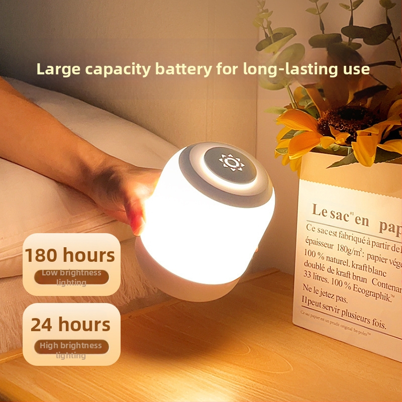 Éjjeli fény hálószoba alvás asztali lámpa éjjeli hálóterem gyerekek baba etetése szemvédő dugó újratölthető távirányító