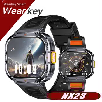 Új NX23 okosóra, 2,0 hüvelykes szélesvásznú, 400 mAh-s akkumulátorral, fiziológiai, egészségügyi és személyiségjegyekkel, információs nyomógombbal.