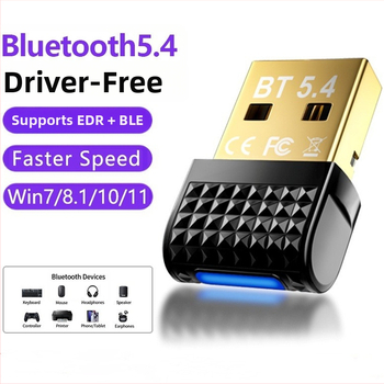 Piiriülene USB Bluetooth-adapteri vastuvõtja Bt5.4 Bluetoothi USB-dongli adapter