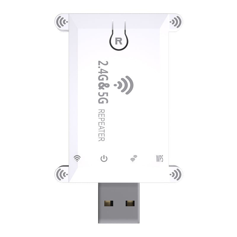 USB захранван двубандов 1200M ретранслатор WiFi разширител 2.4G5GWIFI усилвател на сигнала