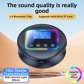 Bluetooth 5.4 adapter, vastuvõtt, saatmine, 2-ühes, sinine, heli edastamine, NFC, sekundiline ühendus, Bluetooth-adapter