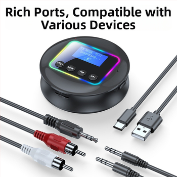 Bluetooth 5.4 adapter, vastuvõtt, saatmine, 2-ühes, sinine, heli edastamine, NFC, sekundiline ühendus, Bluetooth-adapter