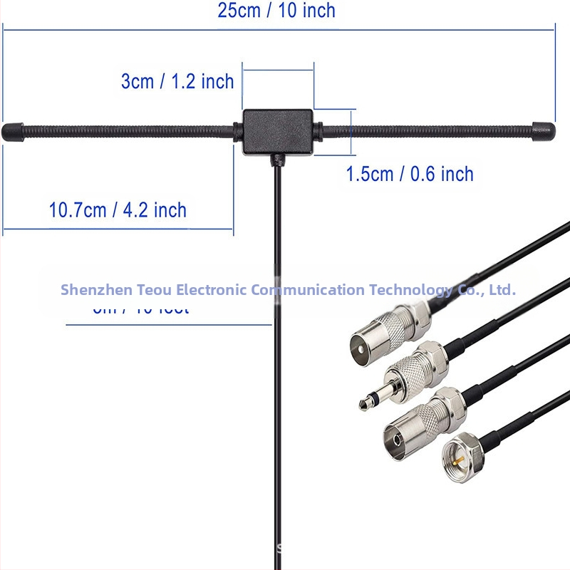 FM радио FM антена вътрешна музикална система FM радио антена домашен стерео приемник