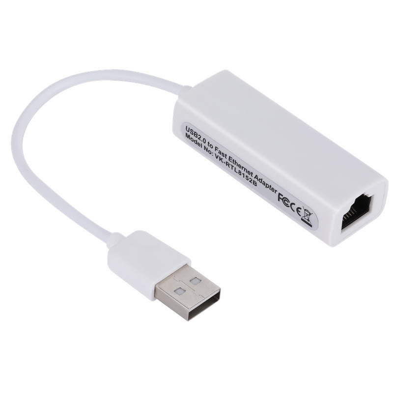 USB2.0 bezvada tīkla karte USB uz RJ45 100 M vadu tīkla karte planšetdatoram klēpjdatoram ārējā tīkla karte