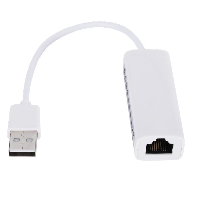 Placă de rețea USB 2.0 fără driver, USB la RJ45, 100 m, placă de rețea cu fir, pentru tabletă și laptop, placă de rețea externă