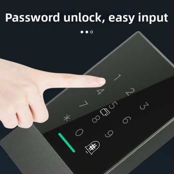 „TTLOCK“ „Bluetooth“ durų prieigos kontrolė su 12 V maitinimo šaltiniu, pirštų atspaudų, slaptažodžio ir kortelės programėlės atrakinimas elektriniu varžtų užraktu.