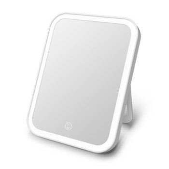 Led sminktükör asztali asztali sminktükör női összecsukható népszerű diákkollégiumi szépségtükör fénnyel kitöltő fénnyel
