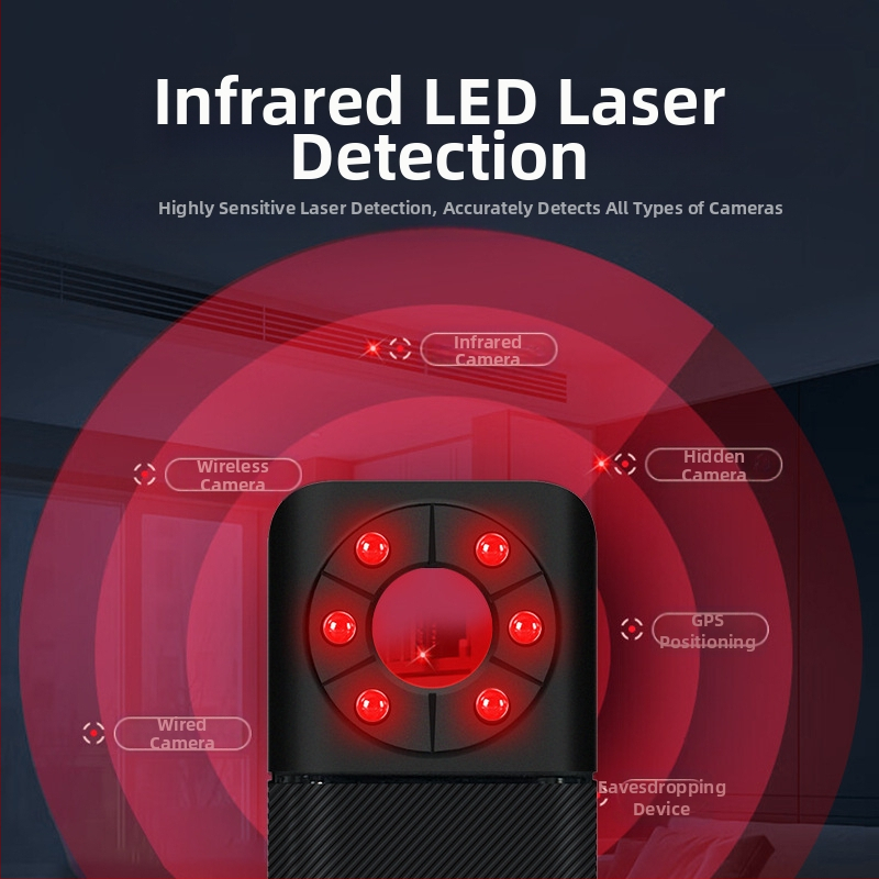 2023 нов T3 детектор за камера за намиране на GPS позициониране, наблюдение на хотел, анти-скрит детектор за сканиране на камера
