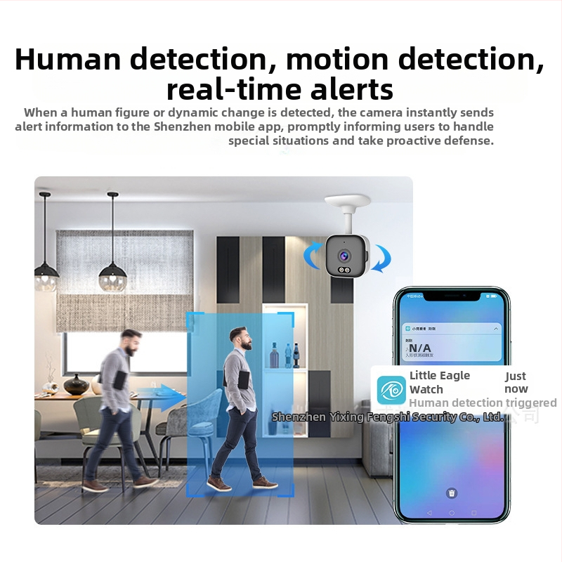 Okam Home Smart Wifi Remote High-Definition Monitoring Sonda 1080 Camera Cat Eye Cross-Border Malé video