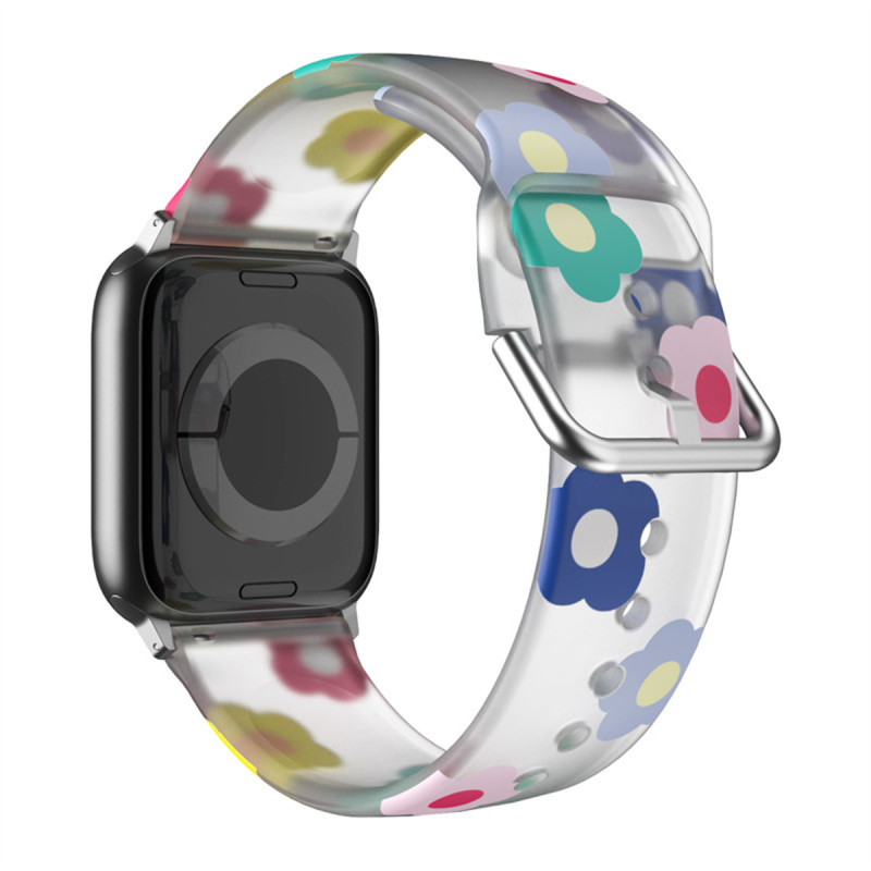 Apple Watchi rihma trükitud silikoonist iwatch8/7/6/5 vabaaja spordirihm