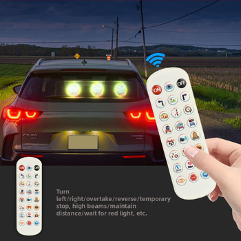 Skaidrus išmanusis LED lankstus automobilio ekranas slenkantis ekranas automobilio galinio lango reklaminis šypsenėlių automobilio lipdukas išmanusis automobilis