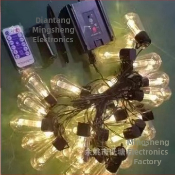 Гореща разпродажба на Amazon Соларна крушка с капка вода Светлинна верига за външен двор Трансгранична гореща разпродажба