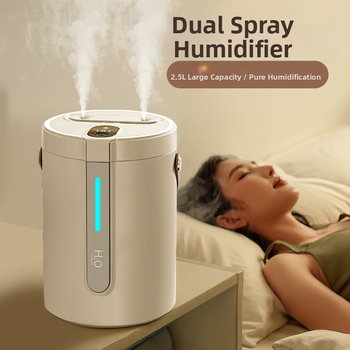 Párásító hálószobába, kis asztali párásító, háztartási, nagy permetezésű, nagy kapacitású, csendes hálószobai légpárásító