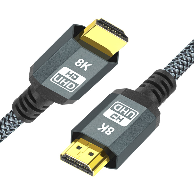 8K60Hz HD-liini HDMI2.1 andmeliini PS5 punutud puhtast vasest HDMI-liini arvuti-TV projektsioonikaabel