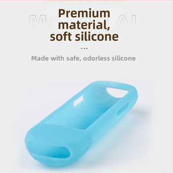 Piemērots TCL New Roku Express 4K UltraTV tālvadības pults silikona aizsargapvalkam ar austiņu caurumu