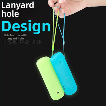 Piemērots TCL New Roku Express 4K UltraTV tālvadības pults silikona aizsargapvalkam ar austiņu caurumu