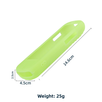 Piemērots TCL New Roku Express 4K UltraTV tālvadības pults silikona aizsargapvalkam ar austiņu caurumu