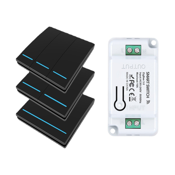 Διακόπτης Tuya Zigbee3.0 συνδεδεμένος με τον έξυπνο έλεγχο Gateway, σύζευξη διακόπτη τυχαίας αυτοκόλλητης ετικέτας Rf433