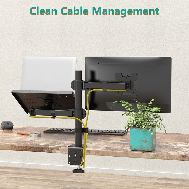 Monitori aluse arvutiklambri klamber lauaalus arvutialus