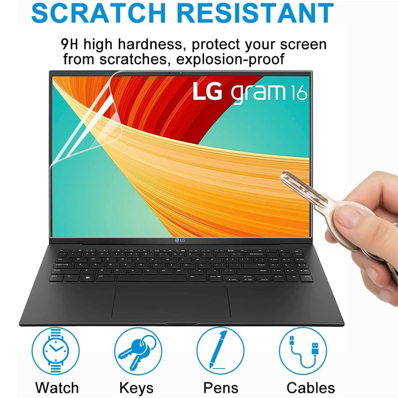Tarpvalstybinė „Lg Gram“ nešiojamojo kompiuterio ekrano plėvelė, 14/16 colių, matinė, apsauganti akis nuo mėlynos šviesos, „Grram HD“ plėvelė, tinkama