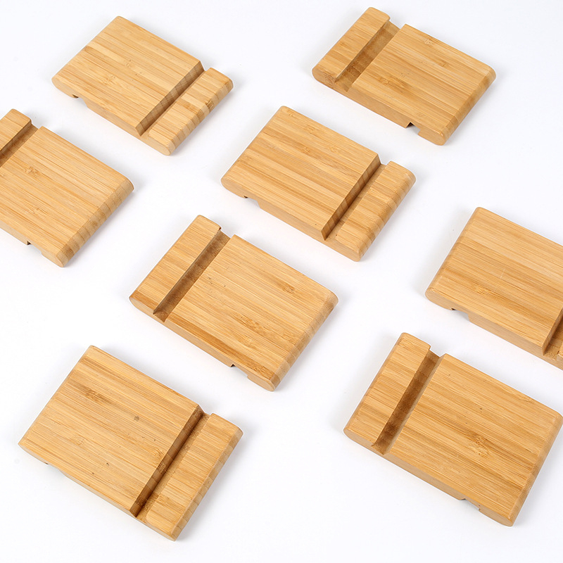 Alishan mobiliojo telefono laikiklis, skirtas staliniam bambuko laikiklio ...