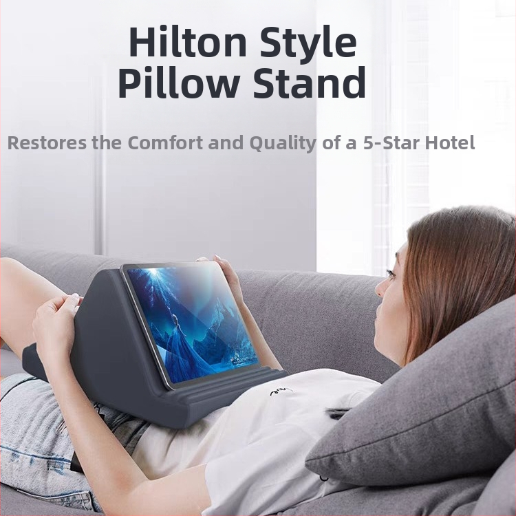 Daugiafunkcis planšetinio kompiuterio stovas-pagalvės atrama, populiarus modelis žiūrint televizorių ir internetines pamokas, naktinio serialo žiūrėjimo įtaisas