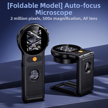 379 pramoninio didinamojo stiklo tikrinimo įranga, 2 colių 500 kartų automatinio fokusavimo funkcija, gali fotografuoti ir filmuoti