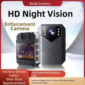 Tiesībaizsardzības iestāžu ierakstītājs uz vietas 4K HD krūšu valkāšanai, daudzfunkcionāls izturības bezvadu ūdensizturīgs muguras klipša kameras patruļai