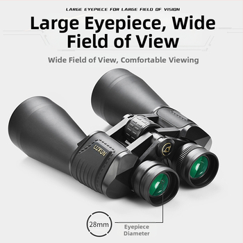 Otseülekanne Uus 15x70 kõrglahutusega 28 mm suur okulaar Suure läbimõõduga suure sihikuga rohelise kilega kõrglahutusega suure võimsusega teleskoop