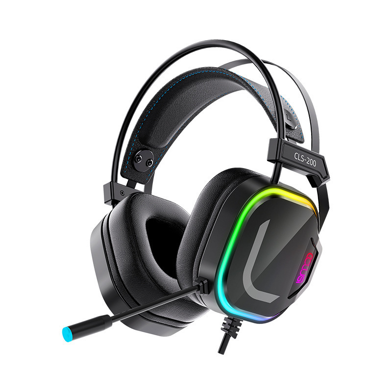 Headset RGB gamer headset vezetékes e-sport csirkeevő USB asztali számítógép notebook zajcsökkentés határokon átnyúló raktáron