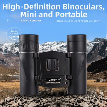 Tehase hulgimüügi piiriülesed plahvatused HD välistingimustes kasutatavad binoklid, kaasaskantavad 40X22 väliskaubandusprillid mobiiltelefoniga