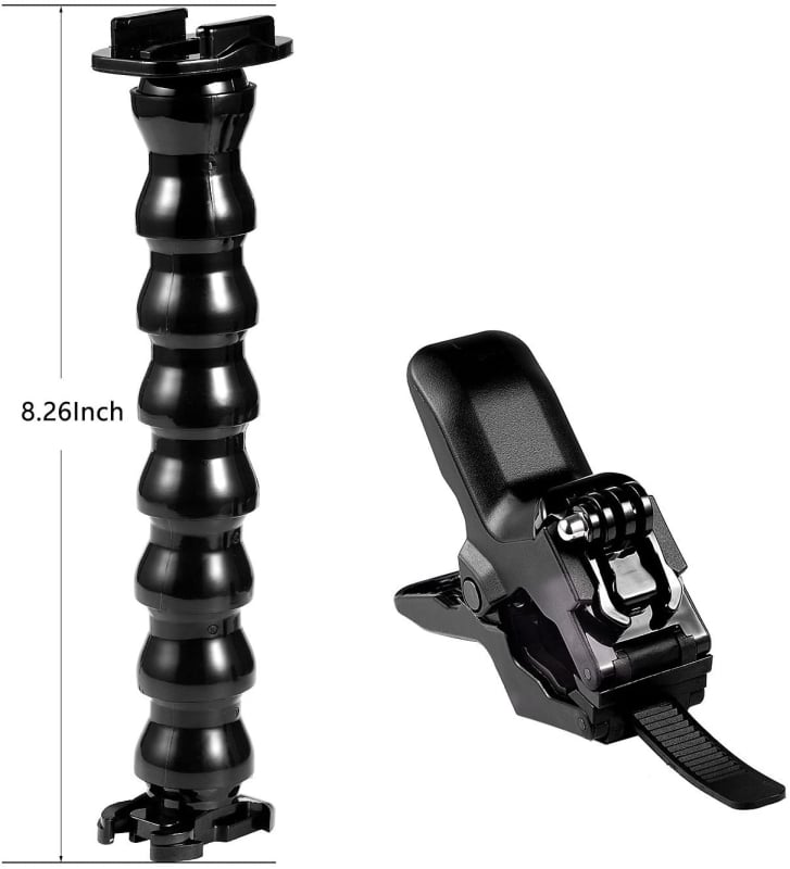 GoPro Hero9/8/7 DJI Dajiang Osmo flexibilis rögzítő konzol kígyókar cápaszíj bilincs erős rögzítő