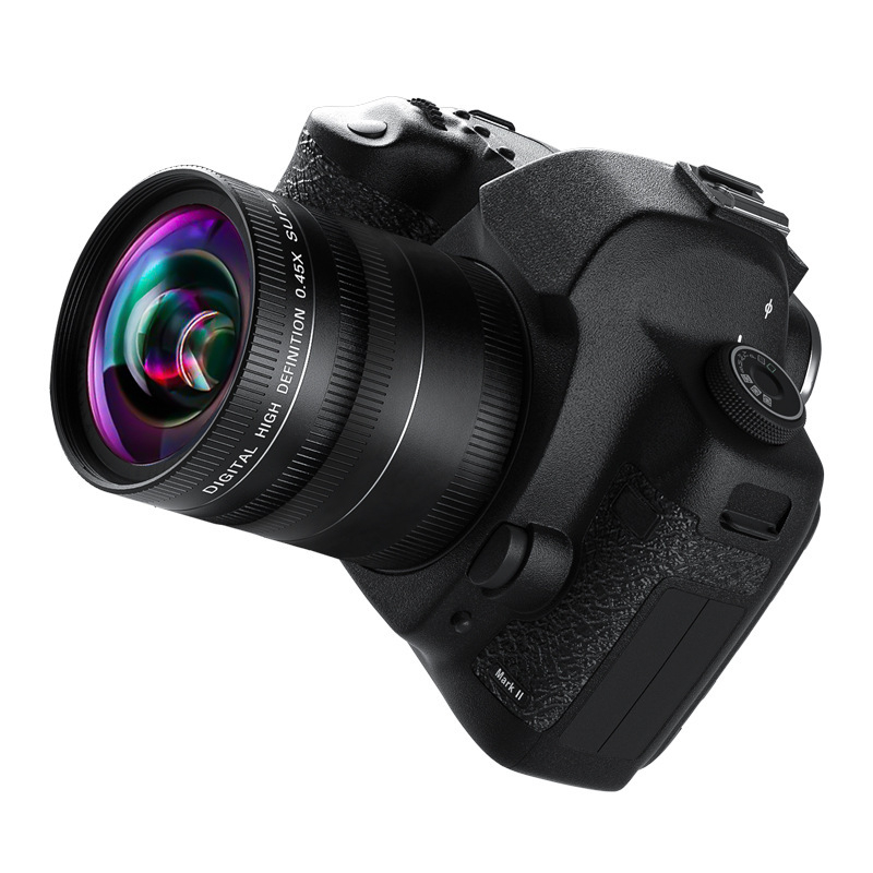 HD Micro ühe objektiiviga digitaalkaamera 52 mm lainurk-makro moonutusteta professionaalne 52 mm lainurkkaamera lisapeegel