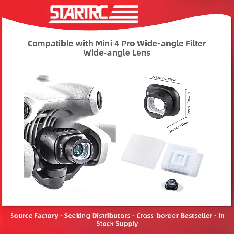 Startrc Dji Mini 4Pro drona platleņķa filtrs Dji drona stabilizatora filtra piederumi