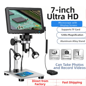 „Factory Spot DM9“ didelės raiškos 7 colių ekrano skaitmeninis mikroskopas, didelis kiekis ir puiki kaina, gali būti prijungtas prie kompiuterio matavimo skaitmeninio mikroskopo