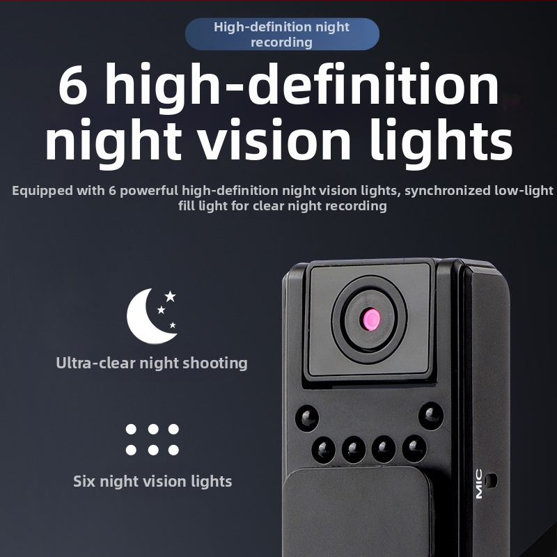 HD цифрова видеокамера, записваща писалка тип „щипка“ със задна камера, DV видеозапис, спортен видеорекордер