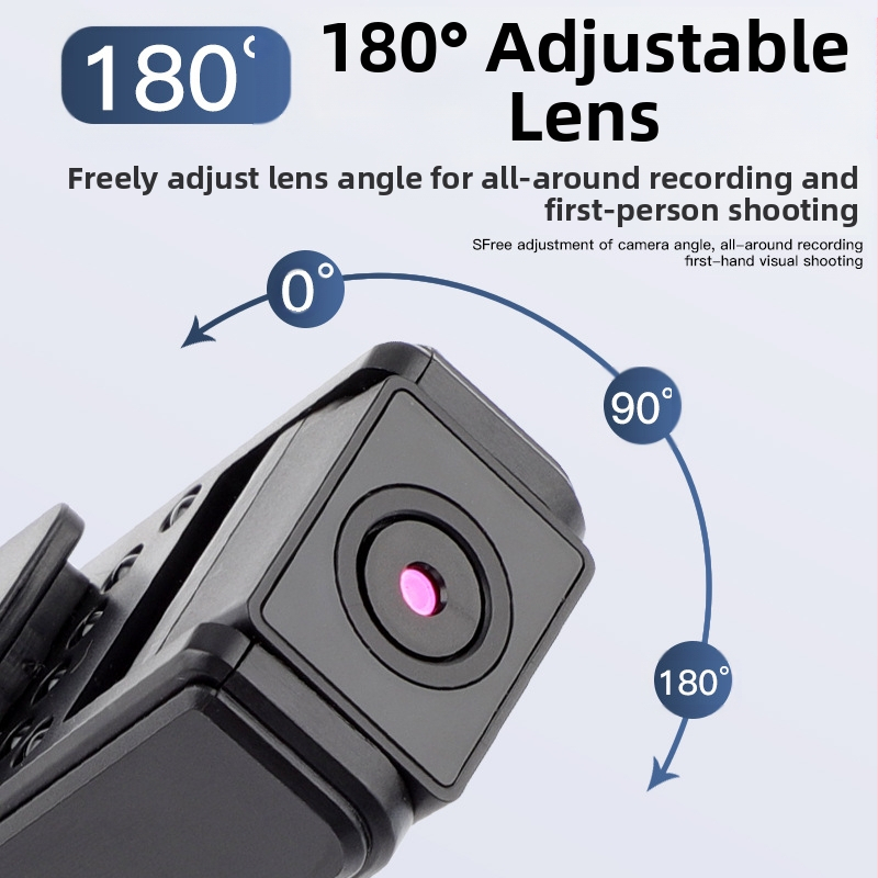 HD цифрова видеокамера, записваща писалка тип „щипка“ със задна камера, DV видеозапис, спортен видеорекордер