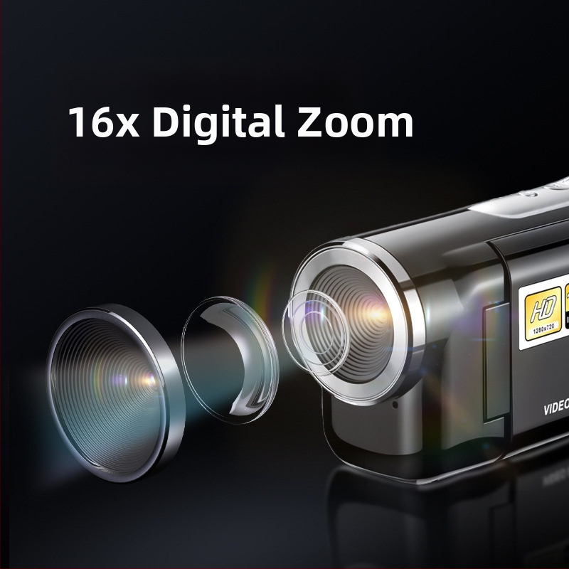 Ръчна цифрова камера Cross-Border Dv22, 16 милиона пиксела, висока разделителна способност, трицветна, детска подаръчна камера Temu