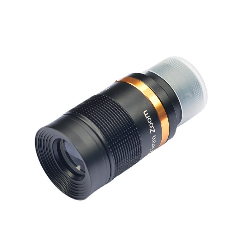 Astronominio teleskopo priedai 7–21 mm kintamo didinimo okuliaras, metalinis, nuolatinio priartinimo 1,25 colio 31,7 mm