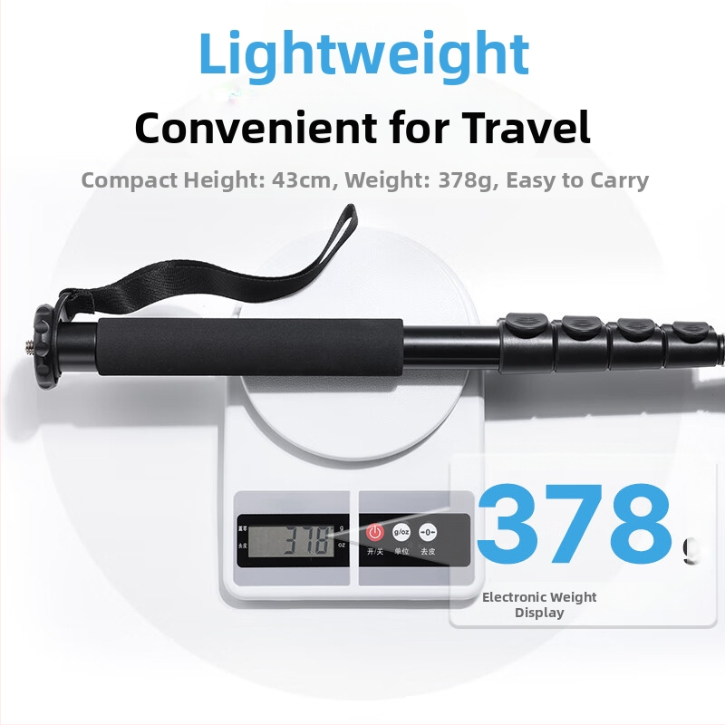 Ukrainezi Excellent Basket TB12 1.5m Монопод с тригер (без панорамиране/накланяне) за фотография, алуминий