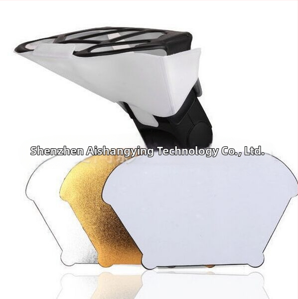 Multifunkčný externý reflektor s bleskom, päťdielna reflexná lopatka s mäkkým krytom