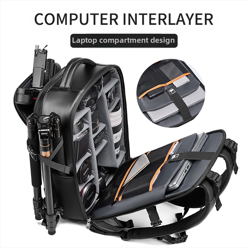Чанта за SLR фотоапарат от друг производител, Canon и Nikon, цифрова чанта, раница за дрон, водоустойчива чанта за компютър, многофункционална чанта за фотоапарат.