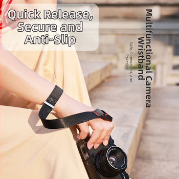 Greito atkabinimo fotoaparato riešo dirželis, skirtas vienai SLR mikro kameros riešo dirželiui, magnetiniam prisisiurbimui ir apsaugai nuo nuėmimo, greitai išardomas vienos rankos riešo dirželis.